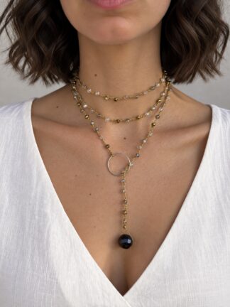 Collana Berta multicolor oro
