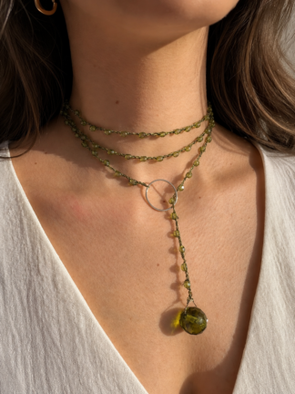 Collana Berta verde