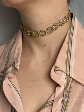 Choker Nina lilla