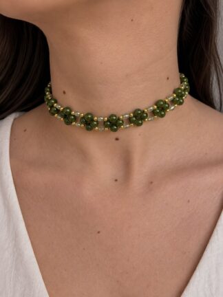 Choker Clara verde