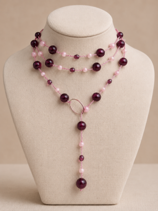 Collana Berta viola