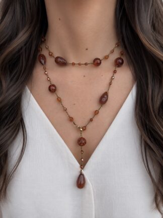 Collana Gilda ambra
