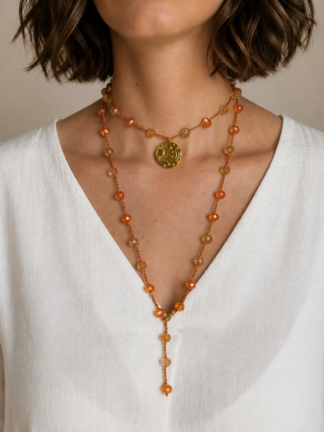 Collana sole luna