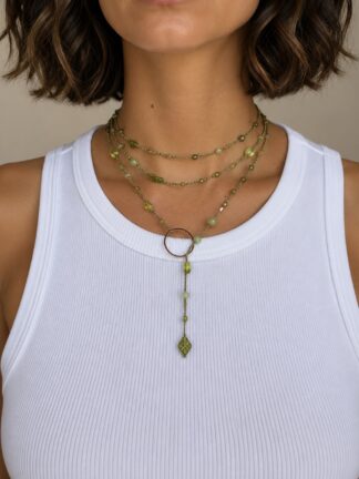 Collana Berta verde