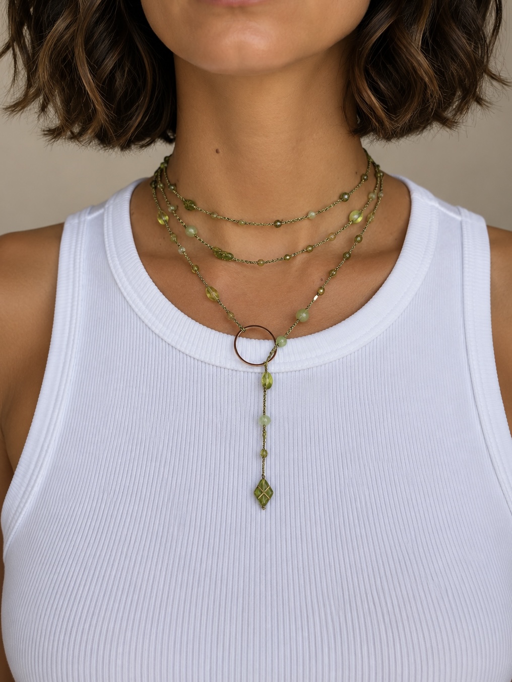 Collana Berta verde