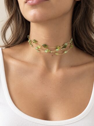 Choker Maggie verde