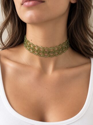 Choker Lilly verde